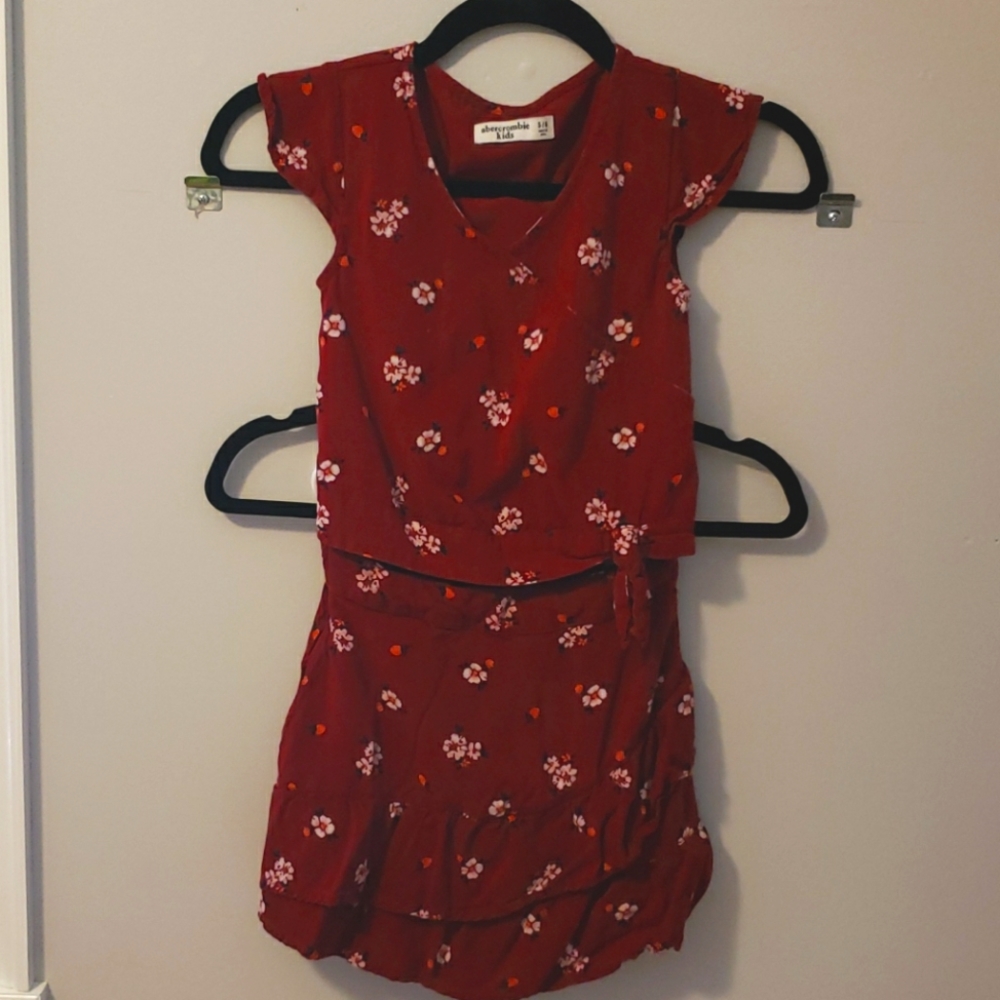 Abercrombie Kids 2 Piece Top & Skirt Set
